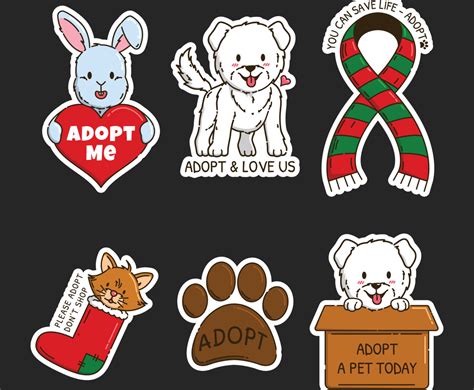 Christmas Santa Paws Sticker Vector Art And Graphics