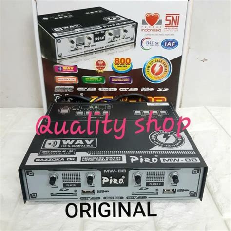 Jual 99S Piro Mw88 Amplifier Walet 2 Player 4 Channel Original