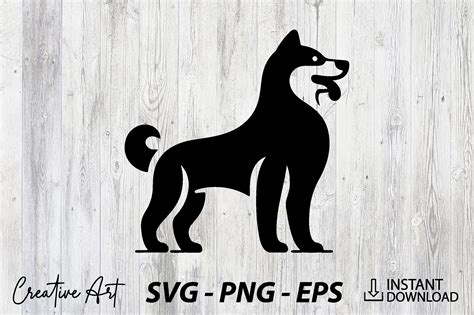 Dog Silhouette SVG Cut File Graphic by Creative Art · Creative Fabrica