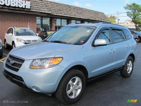 2007 Silver Blue Hyundai Santa Fe Gls 55402314 Photo 3 Car Color Galleries