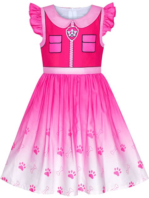 Dresses Paw Patrol Girls Skye Dress Ages 18 Months To 8 Years Girls