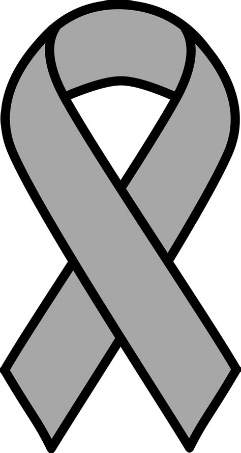 Cancer Ribbon Clipart Black And White | Free download on ClipArtMag