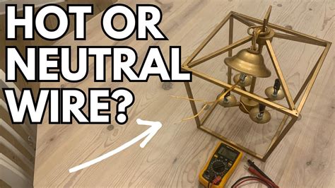 How To Find Hot And Neutral Wires On Electrical Fixture W Multimeter Youtube