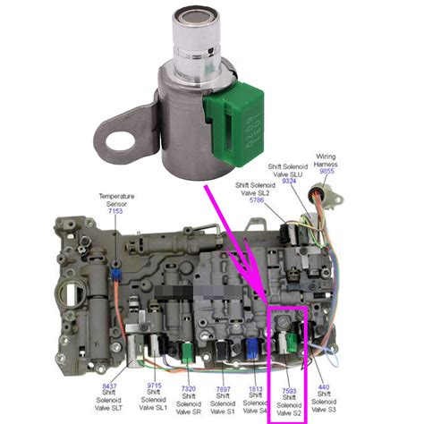 Oem Trans S2 Shift Solenoid 35240 50040 For Toyota Lexus A760e 761ef Ab60 A960e Ebay