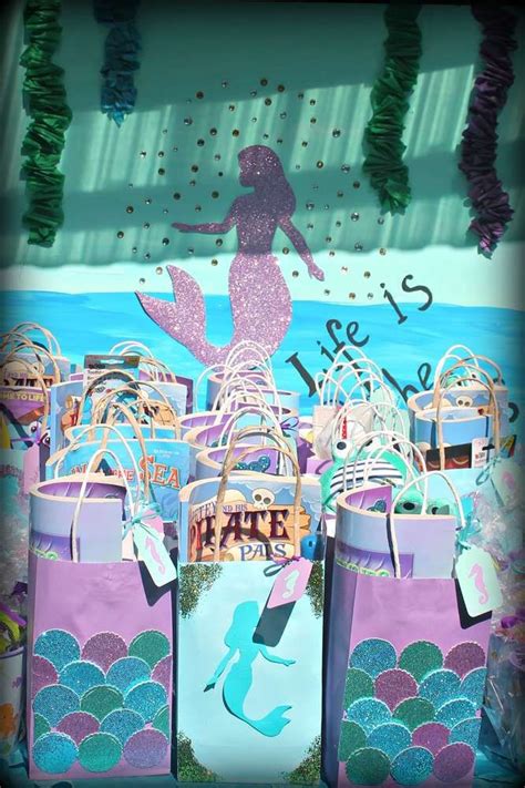 Mermaids Ariel Pirates Birthday Party Ideas Photo 15 Of 38 Mermaid Birthday Party