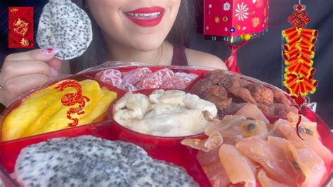 Asmr Chinese New Year Fruit Platter Eating Sounds No Talking Adyasmr 🧧 Youtube