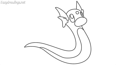 Dratini Pokemon Coloring Pages Sketch Coloring Page