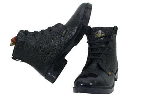 Leather Cosmo Super Fire Safety Boots At Rs 1000pair In Kanpur Id