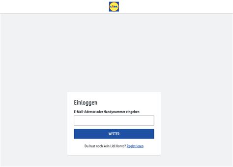 Lidl Login Direkter Login Zu Deinem Lidl Account