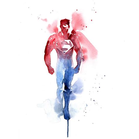 The Man Blule The Boutique Superhero Painting Superhero Art