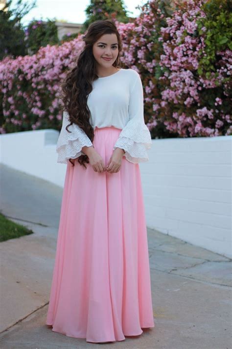 Cute Maxi Skirt Outfits To Impress Everybody Cute Maxi Skirts