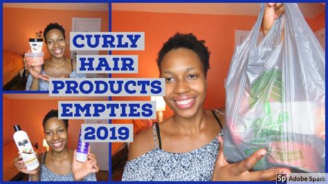 Curly Hair Product Empties 2019 Hair Hygiene Empties 3 Youtube