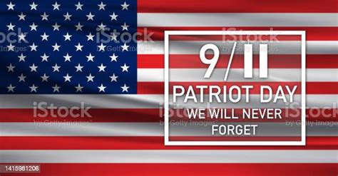 911 Patriot Day Usa Background Illustration Stok Vektör Sanatı And 11