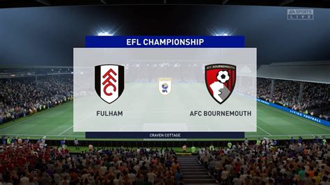 Fifa 22 Fulham Vs Afc Bournemouth Craven Cottage Gameplay Youtube