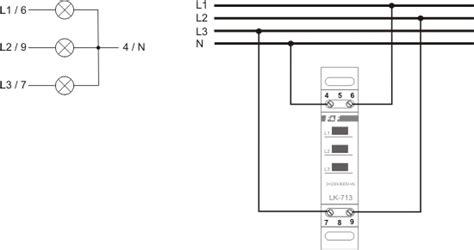 Lampka sygnalizacyjna F F LK 713K potrójna 230V AC żółta czerwona