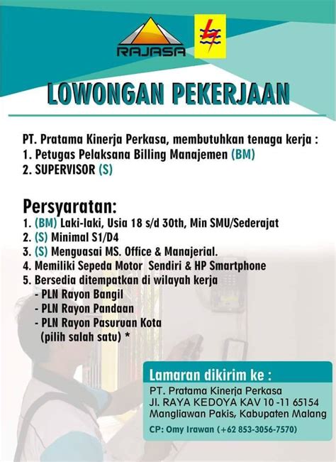 Lowongan Kerja Supervisor Atmago