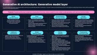 Generative Ai Architecture Generative Model Layer Best 10 Generative Ai ...