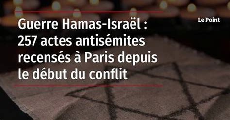 Vid O Guerre Hamas Isra L Actes Antis Mites Recens S Paris