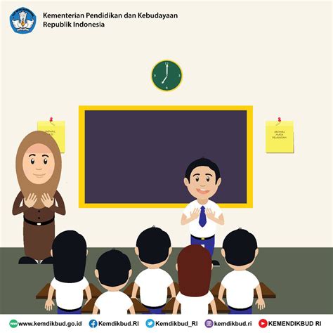 Gambar Animasi Guru Dan Murid Cari