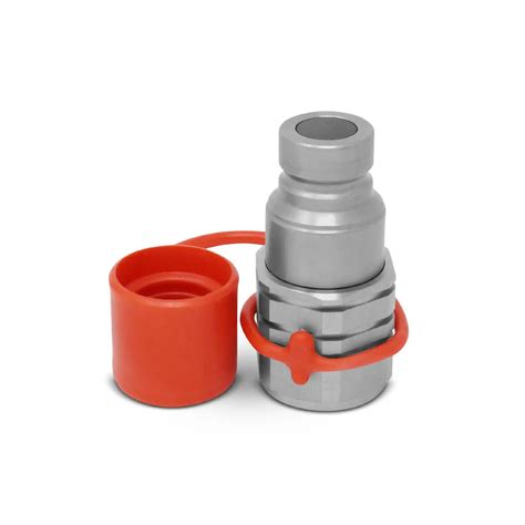 Flat Face Hydraulic Quick Connect Male Coupler Npt Thread Iso