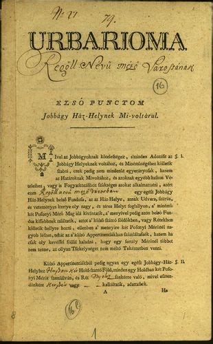 Urbaria et conscriptiones | Hungaricana