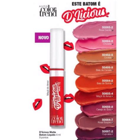 Batom Líquido Creamy D Licious Matte 4ml Shopee Brasil