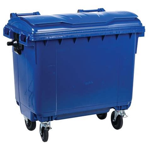 Manutan Wheelie Bins With Lids 660 Litre Rapid Racking