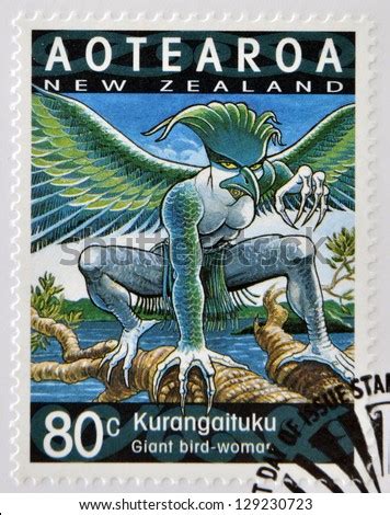 New Zealand Circa A Stamp Printed In New Zealand Shows