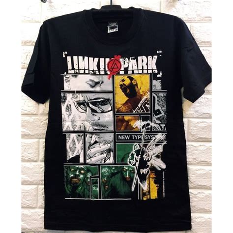 Rock Band Linkin Park Black T Shirts Cod Lazada Ph