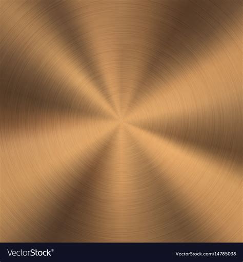 Bronze Metal Background Royalty Free Vector Image