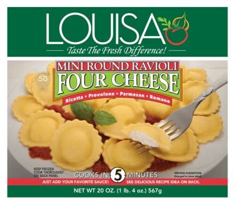 Louisa Mini Round Cheese Ravioli 20 Oz Food 4 Less