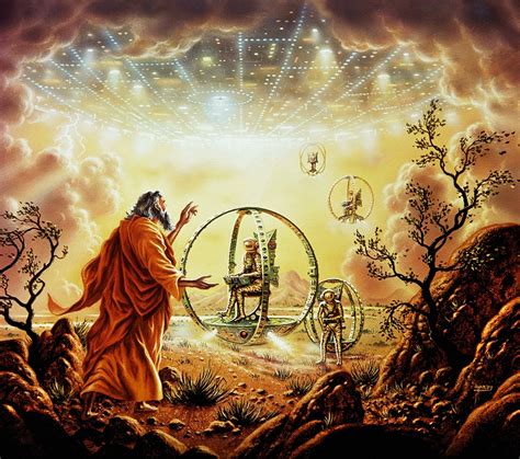 70s Sci-Fi Art: David A. Hardy interprets Ezekiel 1.