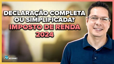 Corte Live Novas Regras Do Imposto De Renda 2024 DeclaraÇÃo Completa