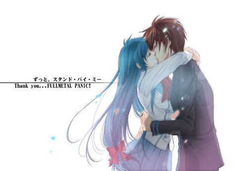 Chidori Kaname And Sagara Sousuke Full Metal Panic Drawn By Tajima