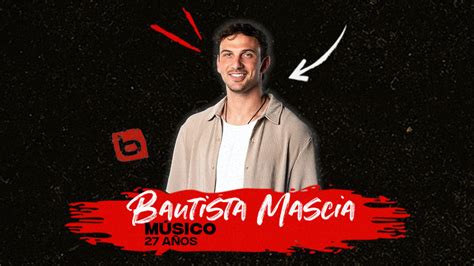 Bautista Mascia Participante De Gran Hermano