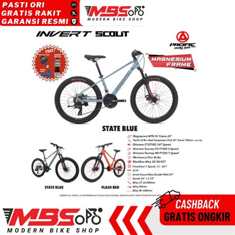 Jual Pacific Invert Scout Inch Sepeda Gunung Mtb Pasific Remaja