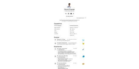 Resume Curriculum Vitae Figma Community