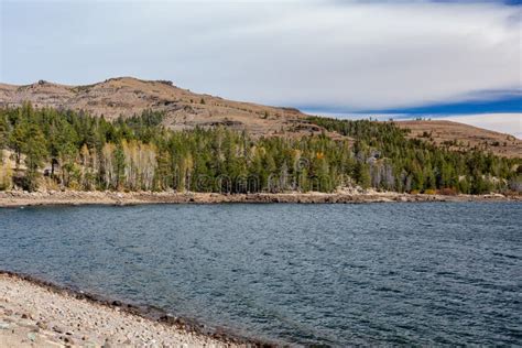 Sunny View Of The Eldorado Mountain In Lake Tahoe Area Stock Photo