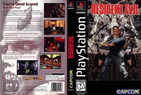 Resident Evil Sony Playstation 1 1996 Ps1 Longbox Lagoagriogobec