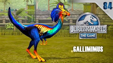 Gallimimus EvoluciÓn Jurassic World The Game 84 Gameplay Español Youtube