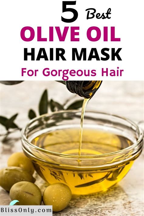 5 Olive Oil Hair Mask Recipes For Gorgeous Hair Blissonly