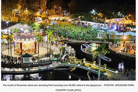 Kampong Jerudong Lumières De Nuit De Ville De Brunei Et Terrain De