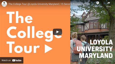 Loyola Featured In An Episode Of The College Tour On Amazon Prime