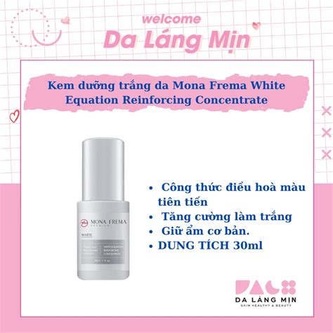 Mona Frema White Equation Reinforcing Concentratetr Whitening Cream