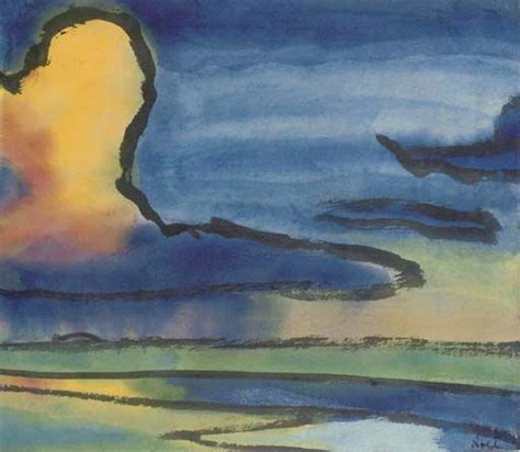 Emil Nolde 1867 1956 Abend Christie S Emil Nolde Landscape