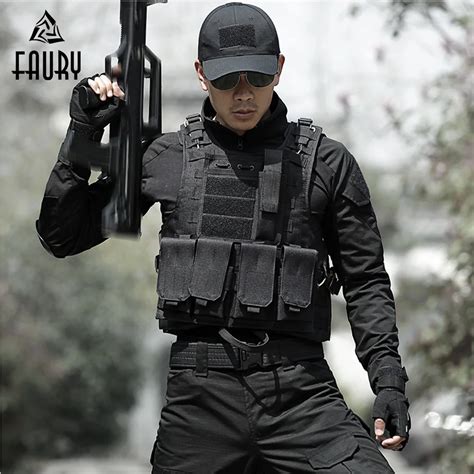 Men's Tactical Vest Hunting Military Equipment Airsoft Military Uniform ...