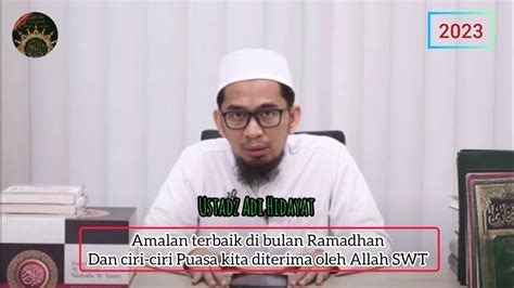 Masyaallah Ciri Ciri Puasa Kita Di Terima Dan Amalan Terbaik Di Bulan