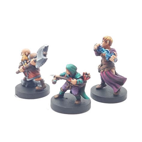 3d Printable Heroes Set 1 Set Of 4 Pre Supported By The Lost