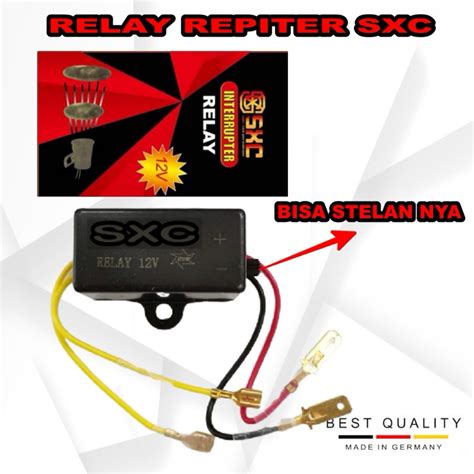 Jual PROMO Relay Klakson Interrupter Putus Putus SXC High Quality Bunyi