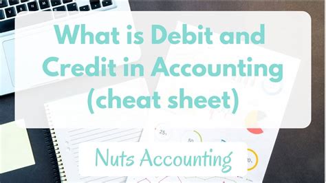 What is Debit and Credit in Accounting (cheat sheet)